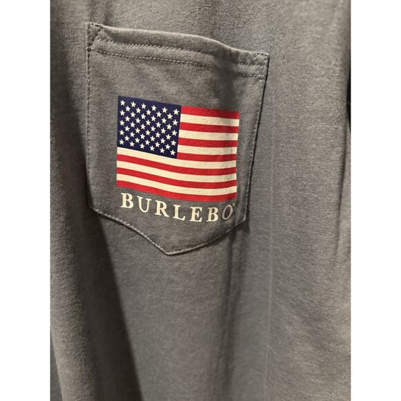 Burlebo Men’s Patriotic T-Shirt – American Flag & Eagle Graphic - Picture 2 of 4